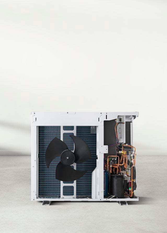 120 Innovatief warmtepompsysteem Hoog rendement van een inverter compressor met de voordelen van een eenvoudige installatie GeniaAir 5/2 Het innovatieve warmtepomp systeem van AWB voor verwarming,