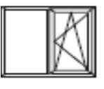 kozijn 2- deel vast + DK 900-2700/500-2400 breedte/hoogte (mm) 900-1000 1001-1100 1101-1200 1201-1300 1301-1400 1401-1500 1501-1600 1601-1700 1701-1800 1801-1900 1901-2000 2001-2100 2101-2200