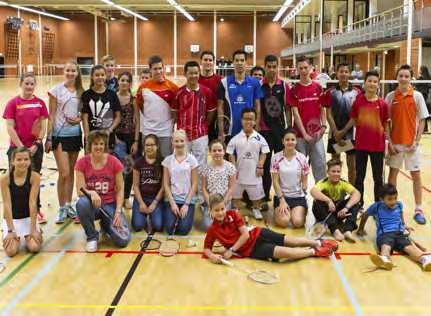 op 13 oktober aan het - De bedrijfsnaam zal vermeld worden op de website van de Yonex Dutch Open - Badmintonrackets kunnen ter plaatse geleend
