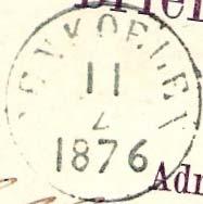 een kleinrondstempel uit december 1888.