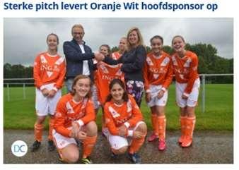 HOOFDSPONSOR ING is Oranje Wit!! ING, hoofdsponsor van het Nederlands Elftal, wil intensiever samenwerken met amateurverenigingen en hen ondersteunen!