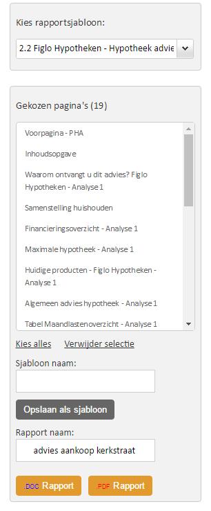 U doorloopt vervolgens een Wizard: een serie schermen die u helpen om meer informatie te geven over waarom u het rapport heeft geschreven en aanvullingen te doen op wat u eerder al heeft geschreven.