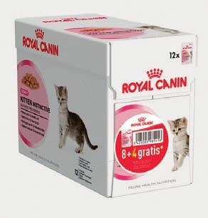 POUR MON CHAT 8+4 sachets S ème à / PRIX ** Litière pour chats parfumée à la poudre pour bébé*** kg - 0, /kg - p premium pour chats Royal Canin Feline Health Nutrition Kitten Instinctive* x 8 g -,