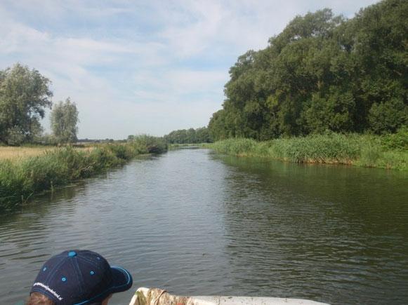 Op de overige locaties is vanuit de boot met een elektroaggregaat gevist. Bij de uitvoer van bevissingen werd de nodige hinder ondervonden van stroming en de aanwezigheid van waterplanten.