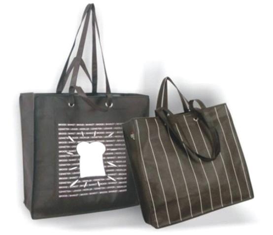 023 S - PARIS BAG - met geweven trim en ringen. #125.