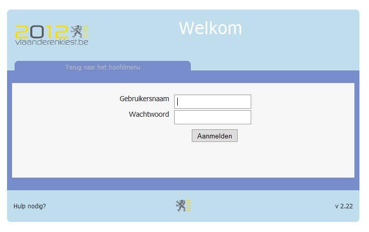 INLEIDING WEB1HoofdBureau is een internettoepassing voor het beheer van de contactgegevens van de hoofdbureaus.