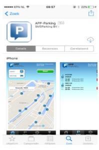 APP-Parking ios Download Gratis de APP in de App Store