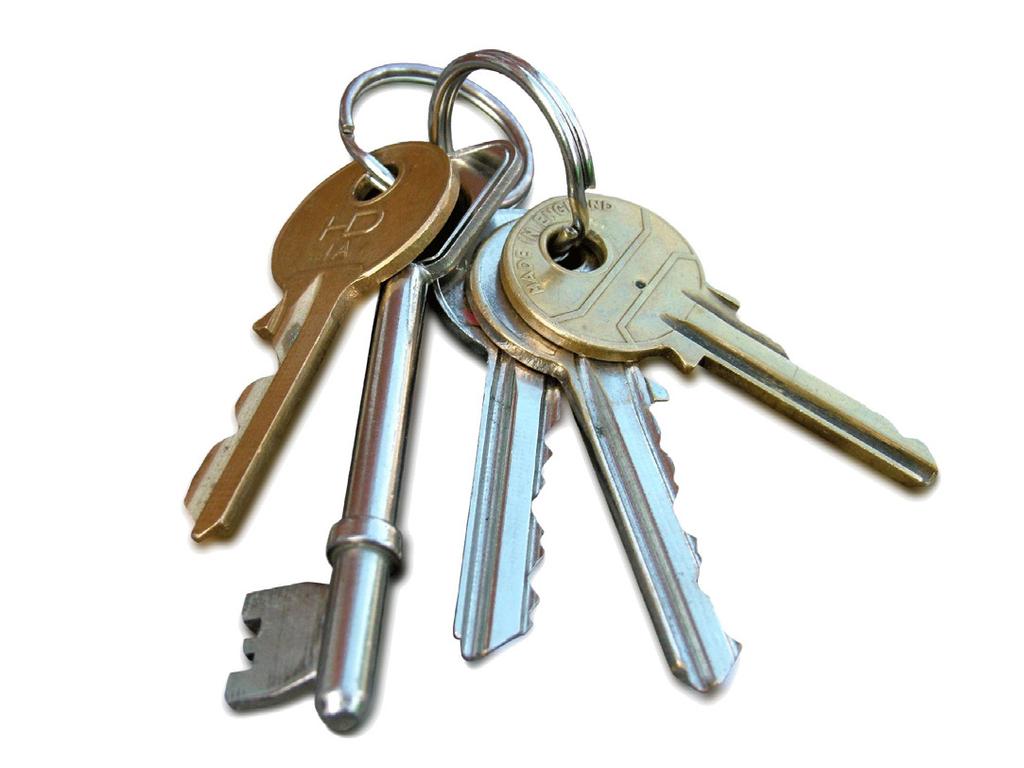 Sleutels Bij de eindinspectie wordt u geacht alle sleutels in te leveren, die u bij de aanvang van de huurovereenkomst heeft ontvangen. Indien u sleutels heeft laten bijmaken, levert u deze ook in.