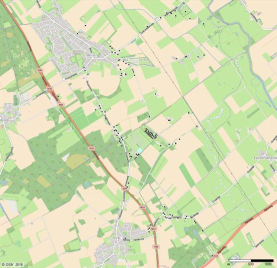 2.1 Huidige beschikbaarheid aansluitgebied In het aansluitgebied heeft het bewonersinitiatief ECO Oostermoer Verbindt in het gebied tussen Eext, en Annen de vraaginventarisatie afgerond en is door