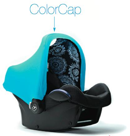 ColorCap* Hèt hippe, universele, tweezijdig te gebruiken èn los verkrijgbare zonnekapje voor je autodraagstoeltje! Wat is de ColorCap?