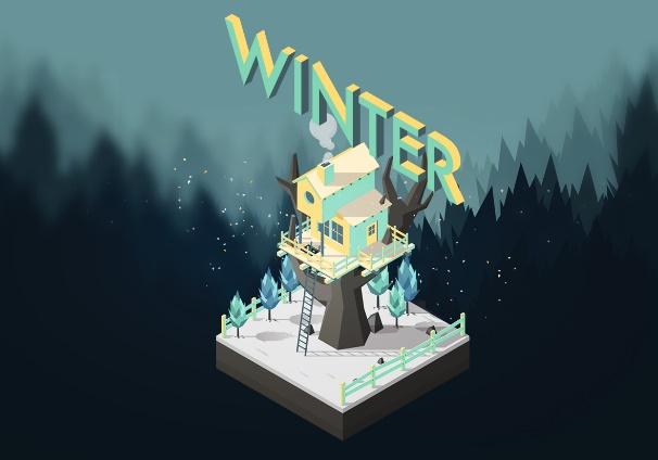 com WINTER Winter is een mysterieus narratief exploratiespel in de één-seconde-wereld waar een meisje haar eigen dood probeert te begrijpen en