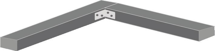 De meest gebruikte manier om een vlonder te plaat sen is om eerst een vierkant of rechthoekig raster te maken van onderbalken, waarna de resterende onderbalken hierin worden verdeeld en vastgezet.
