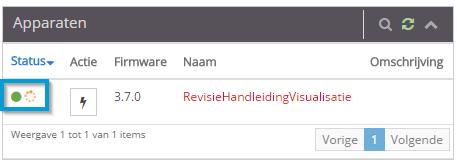 Open het project via Administratie (1) en klik nu op (2) om de configuratie te synchroniseren. Klik nu op Synchroniseer.