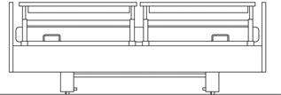 Opties en accessoires Afmetingen Accessoires 206 cm 103 cm 106 cm H2 80 cm H1 36 cm carisma met gedeelde onrusthekken (serie 10), zonder opening L 206 cm, B 103 cm (T, G), 106 cm (S, K) H1 36 cm (bed