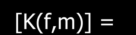 [K(j,m)] = 1 [K(p,m)] = 1