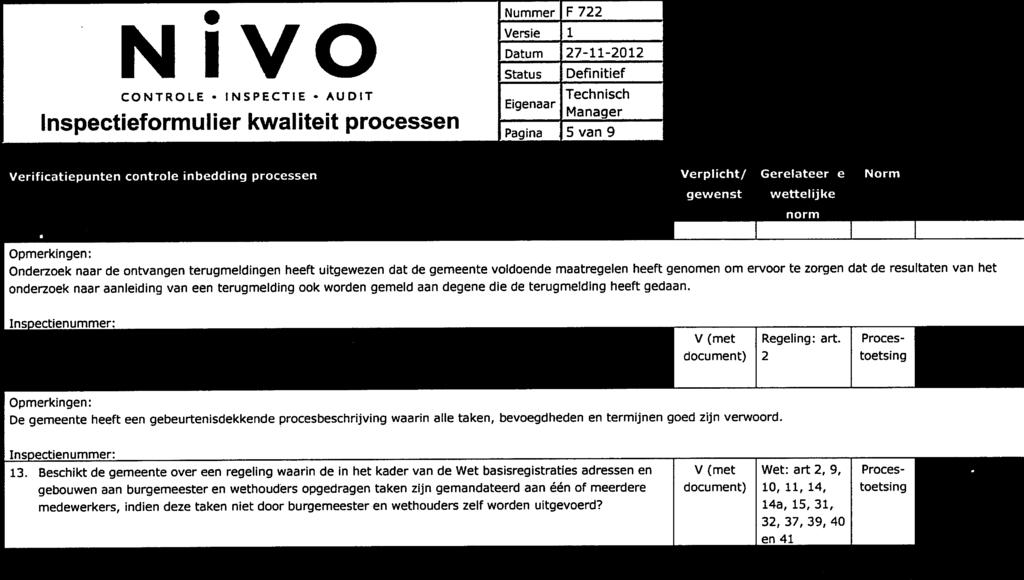 Onderzoek naar de ontvangen terugmeldingen heeft uitgewezen dat de gemeente voldoende maatregelen heeft genomen om ervoor te zorgen dat de resultaten van het onderzoek naar aanleiding van een