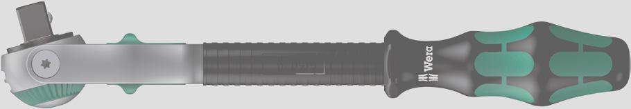 8000 A SB Zyklop Speed ratel met 1 / 4 "-aandrijving Toepassing: Uitvoering: Greep: geschikt voor 1 / 4 "-vierkant-doppen en 1 / 4 "-vierkantverbindingselementen met kogelvergrendeling De