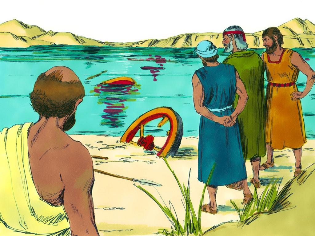 Wat zagen de Israëlieten toen duidelijk in? Exodus 14:29-30 29 Maar de Israëlieten gingen op het droge, midden door de zee. Het water was voor hen een muur aan hun rechter- en linkerhand.