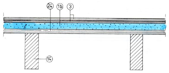 6cm beton 54 pvc-folie Vloer Isolatie doorgaand onder gordingen 1b sound-cell VI-D160