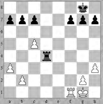 24.Te1, op 24.c6 volgt b6 24., Kf8 25.Te3, c6 26.Tb3, Td7 27.Te3, f6 28.b4, a6 beter was 28...,Td2 29.Kf2, Td2+ 30.Kf3, Kf7 31.