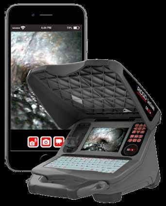 tablet en stuur rapport direct door SeeSnake CS65x digitale rapportage monitor 6,5 daglicht display voor kristalhelder beeld Download de gratis HQx Live app en gebruik smartphone of tablet als tweede