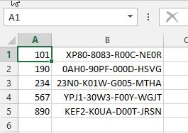 4 Een bestand met formuleringsnummers creëren Om UFI s in bulk te genereren wanneer uw formuleringsnummers niet opeenvolgend zijn, moet u ze coderen als een tekst-/csv-bestand.