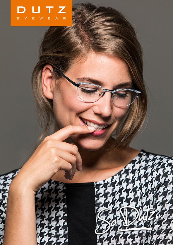 Of de elegante, nylor cateye-monturen van roestvrijstaal mét een pied-de-poule-print.