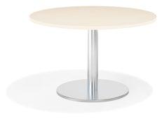 Net zoals voor alle andere varianten kunt u het ronde glazen tafelblad naar keuze combineren met een ronde of vierkante bodemplaat.