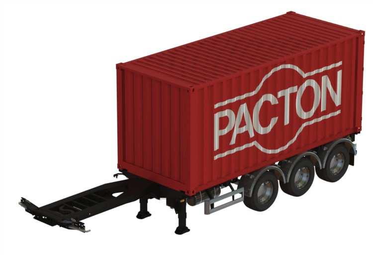 Gebruikershandleiding voor: Uitschuifbaar containerchassis TXC343 FlexII Eerste druk Versie 1, Pacton Trailers