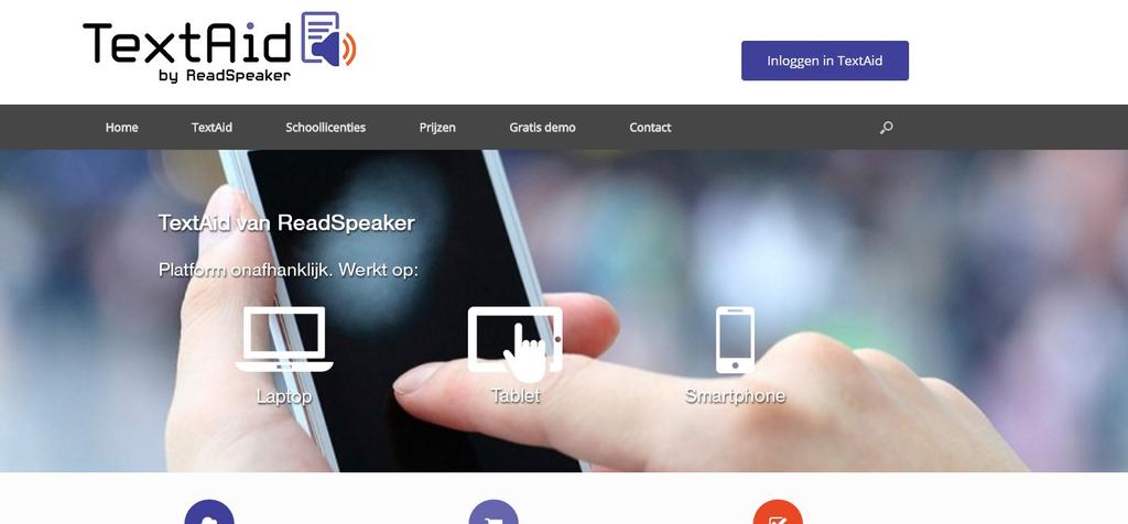 Maak kennis met TextAid Stap 1: TextAid Opstarten Om te werken met TextAid is een internetverbinding vereist. 1. Als deze aanwezig is gaat u in de browser van uw keuze naar www.