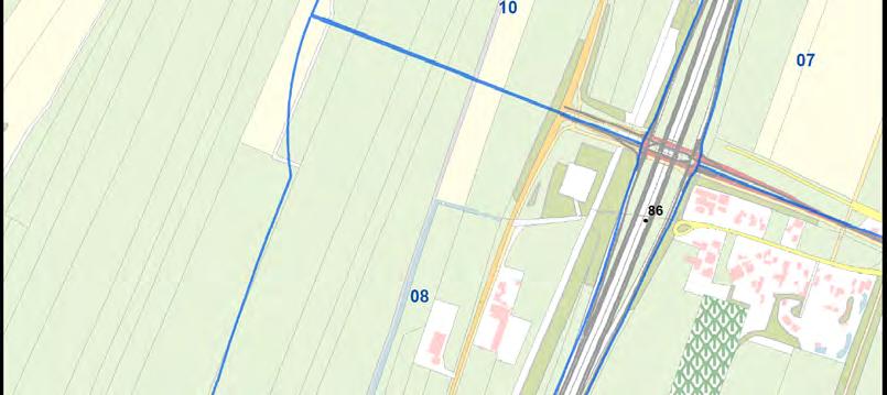 5.3.5 Achterwetering (cluster 8 en 10) De clusters 8 en 10 liggen aan de westzijde van de A27.