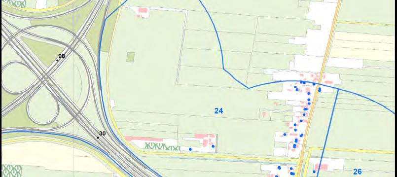 6.2.1 Zuid Midden Wetering (cluster 24) Cluster 24 ligt aan de noordzijde van de A1 in de gemeente Eemnes.