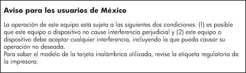 Kennisgeving voor gebruikers in Mexico Bericht aan