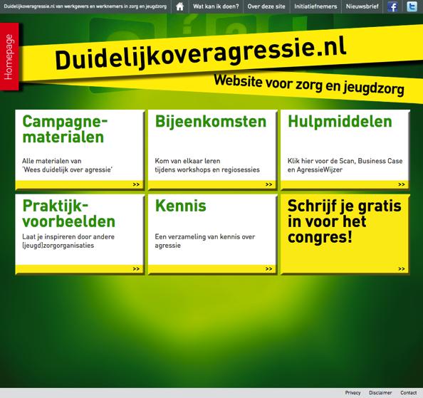 Campagneportal Campagnematerialen Hulpmiddelen AgressieWijzer Duidelijk