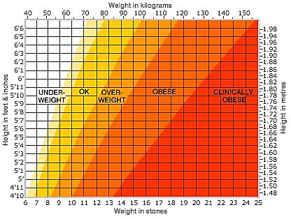 BMI=gewicht in kg / lengte in meters 2 De BMI is een grove schatting van (over)gewicht en (on)gezondheid.