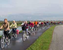Donderdag 7, 14, 21 en 28 september 2017 Fietsvierdaagse Al voor de elfde keer vindt de fiets vierdaagse plaats, u fietst toch ook weer mee?