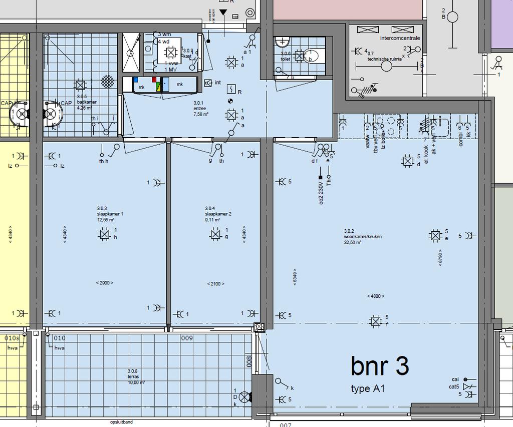 Appartement type A1 ADRES POSTCODE HUISNR. BOUWNR.