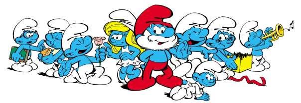 Trek jullie origineelste smurfenkostuum aan en maak kennis met grote smurf, knutselsmurf, smurfin