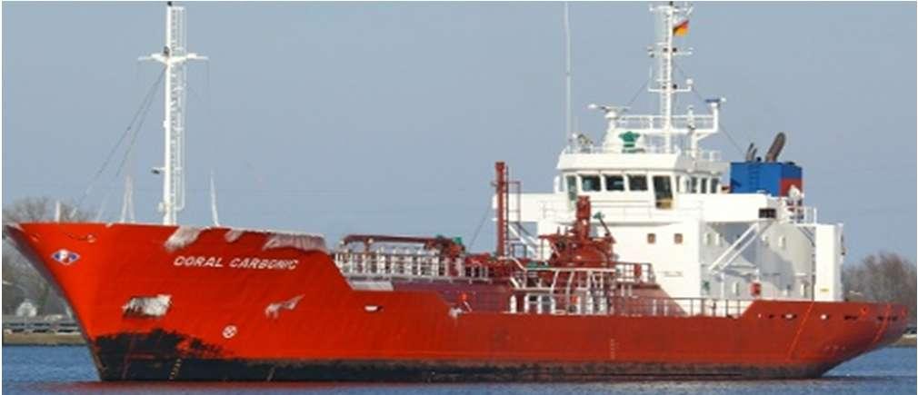 Coral Carbonic 2013 Eerste retrofit mix diesel/gas 1. Eerste small scale LNG carrier 2. Eerste DF direct aangedreven 3.