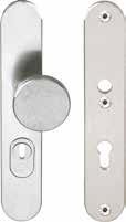 cover LB- massieve veiligheidsschilden met vaste knop ten behoeve van deurkruk solid security plates with fixed knob to suit lever handle 1 9 8 8 15.