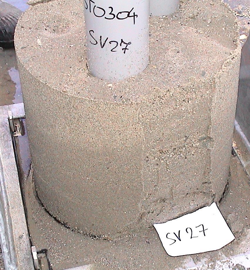 Zandige sedimenten Fijn zand: Vlakte van de Raan, ondieptes in