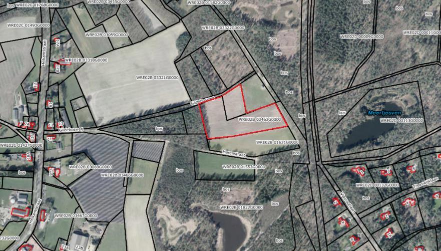 Perceel landbouwgrond te Waalre aan de Gildebosweg / Bolksheuvel: - Perceel landbouwgrond, ter grootte van 02.69.75 hectaren.