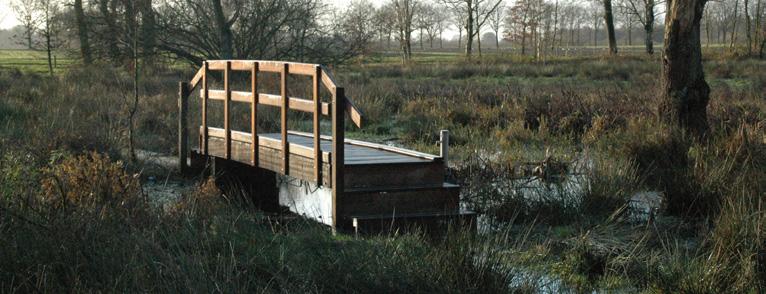 Thema 4: Landschap, recreatie en cultuurhistorie - Schade aan recreatieve paden, deels onbegaanbaar - Brug bij de Roonboon