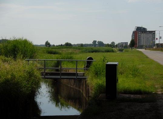 Door de ongeveer 15 ha aan open water in de Zuidpolder, die ontstaan na de herinrichting door de gemeente Barendrecht, ontstaat zo een buffer van ongeveer 30.000 m3 water.