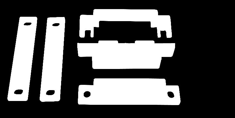 afstandhouders 3 mm, afwerking deksel (schroefdop), 4 schroeven Beschermingsgraad IP IP68 IP54