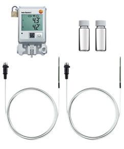 aansluitingen voor externe NTCtemperatuurvoelers of deurcontacten, incl.