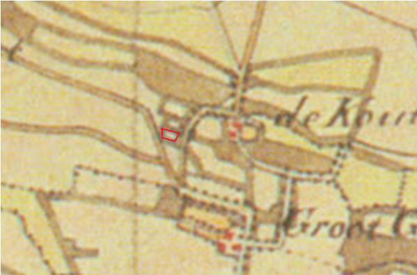 Het perceel G66 ligt op de grens van een dekzandrug (3K14) en een dalvormige laagte (2R2). In werkelijkheid helt het perceel van zuid naar noord af.