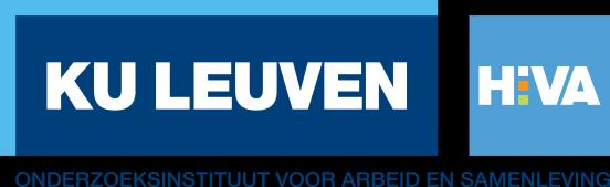 VOLTIJDS, DEELTIJDS OF ALS FLEXWERKER BIJ EEN NIEUWE WERKGEVER Trends in de aanwervingsdynamiek op de Belgische arbeidsmarkt Tim Goesaert & Ludo Struyven DynaM Review 2017/1 Deze uitgave