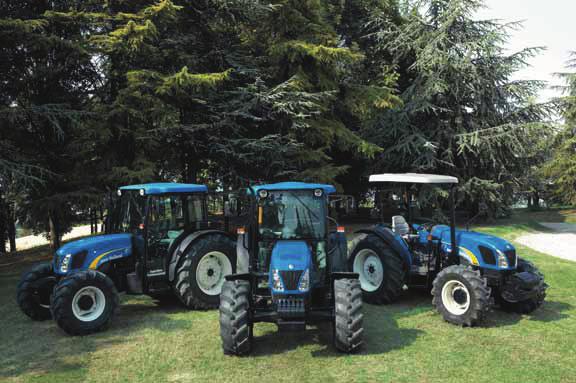 BOUW DE TRACTOR DIE U WILT Doordat New Holland T4000-tractoren in ROPS- en cab Deluxe -modellen met SuperSteer aanbiedt, kan het bedrijf u helpen om de juiste tractor te kiezen om uw werk