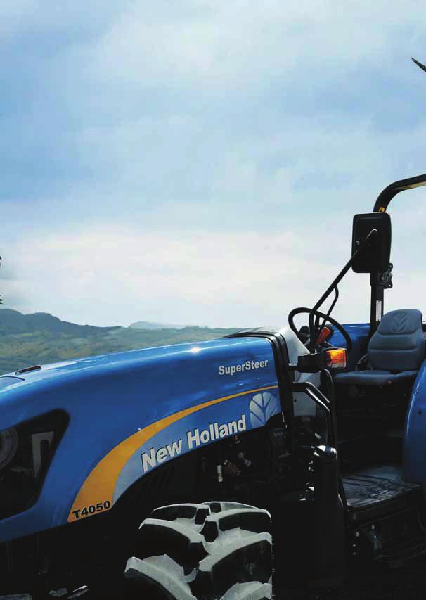MEER KEUZE, VERMOGEN EN EFFICIËNTIE New Holland T4000-tractormodellen kunnen worden uitgerust om aan een groot aantal behoeften van eindgebruikers te voldoen.